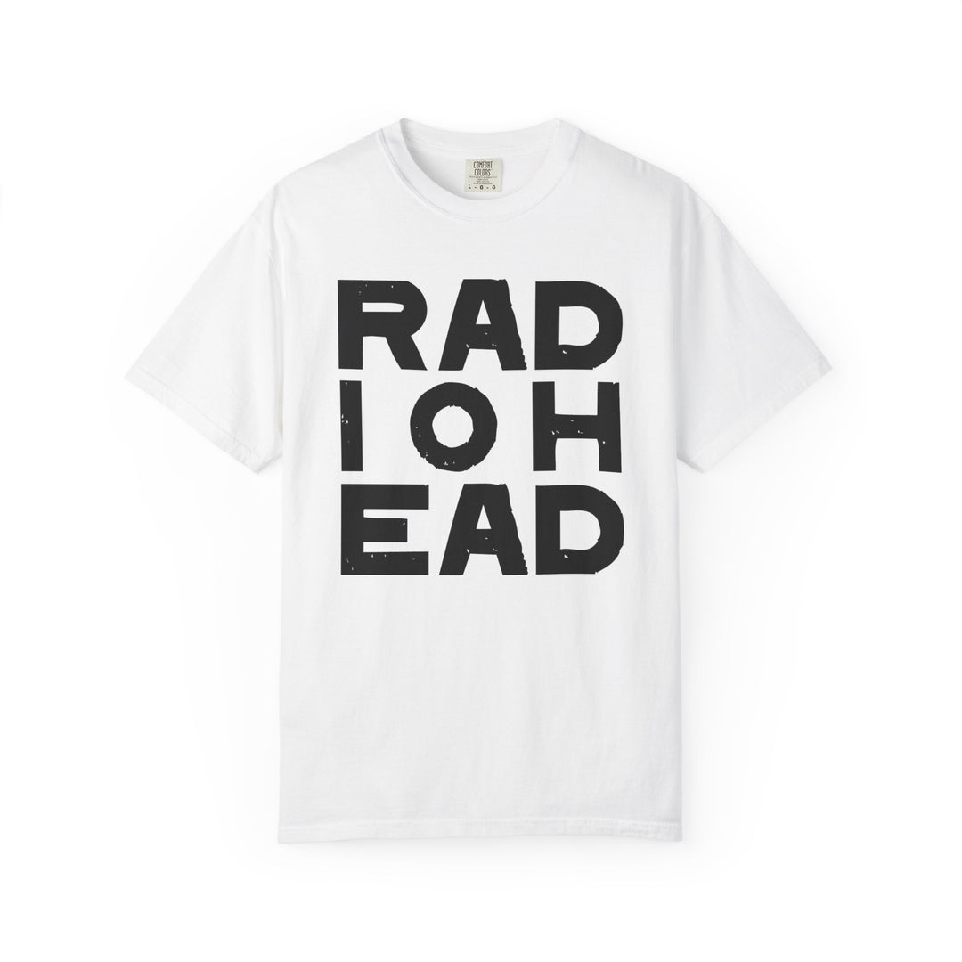 Radiohead Block Logo T-Shirt — Vintage Band Tee for Fans