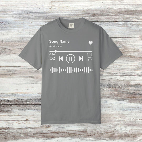 Custom Song Name Comfort Colors® Shirt | Personalized Favorite Song Tee
