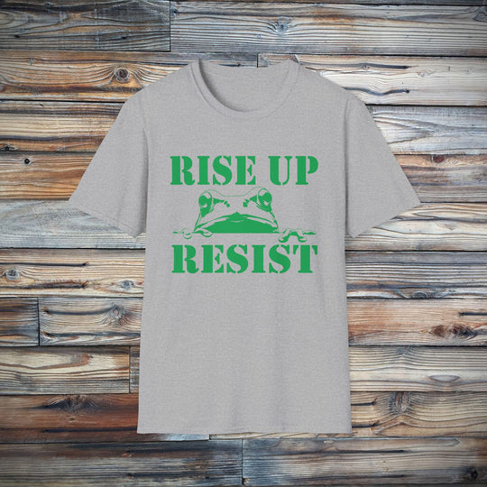 Portland Frog Rise Up and Resist Unisex Tee