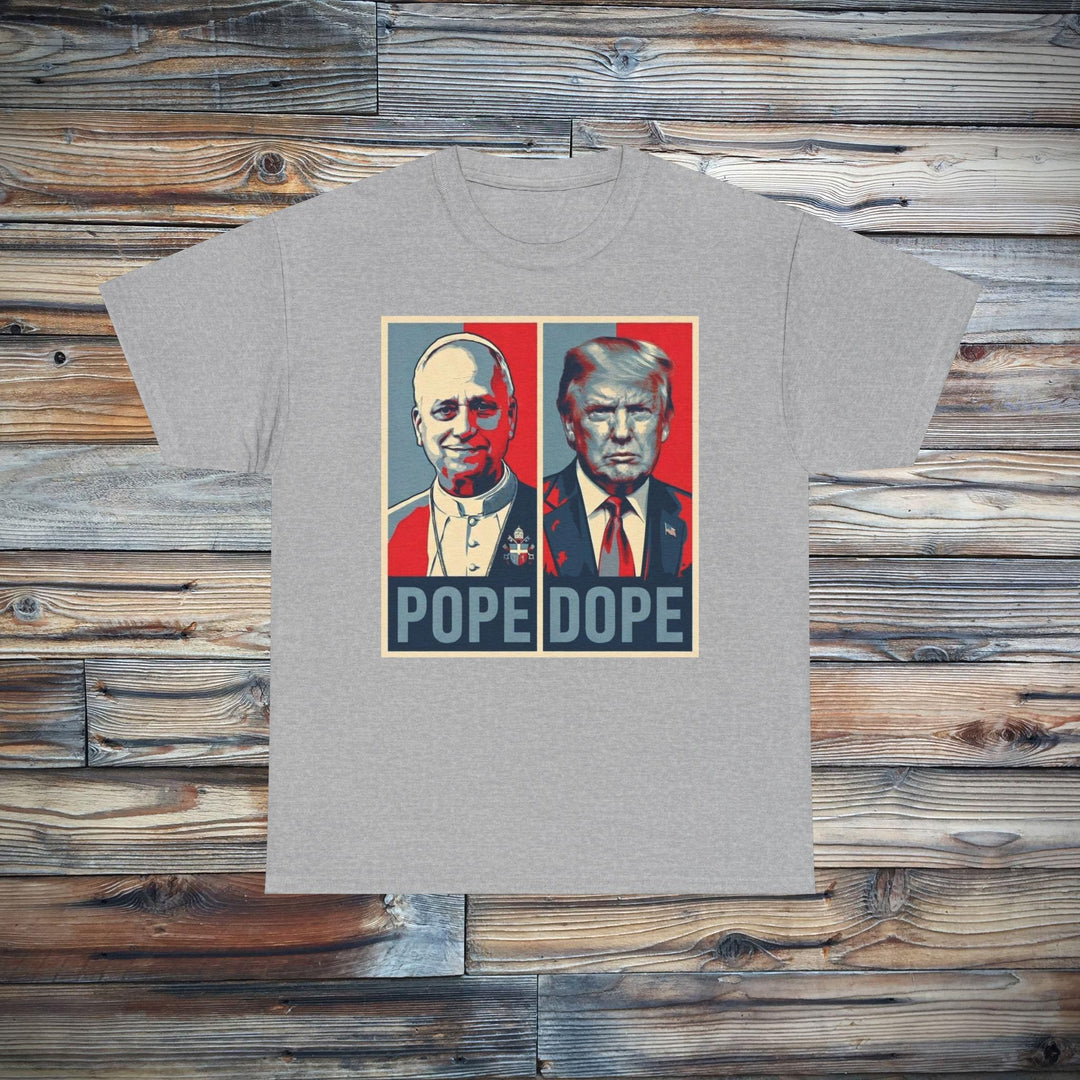 The Pope vs. The Dope T-Shirt | Anti-Trump Anti-MAGA Statement Graphic Tee