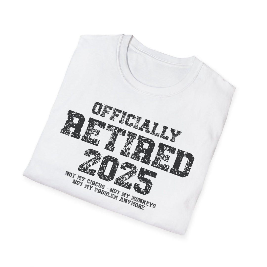 Officially Retired 2025 Graphic Tee