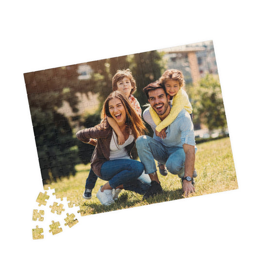Custom Photo Puzzle — Personalized 110/252/520/1014-Piece Jigsaw Puzzle with Photo of Your Choice
