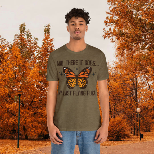 Vintage Retro T-Shirt - My Last Flying Fuck T-Shirt - Butterfly