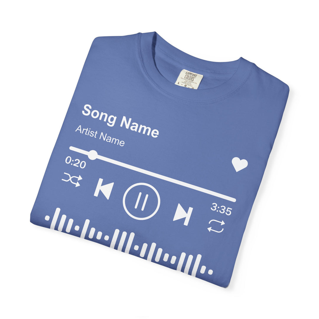 Custom Song Name Comfort Colors® Shirt | Personalized Favorite Song Tee