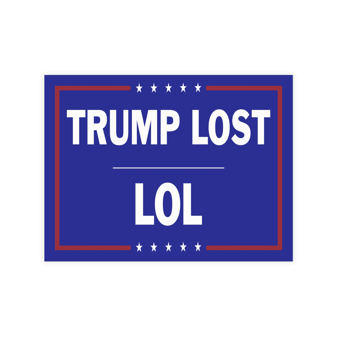 Trump Lost LOL Twenty Dollar Bill Fake Cards - 10, 30, 50 pcs