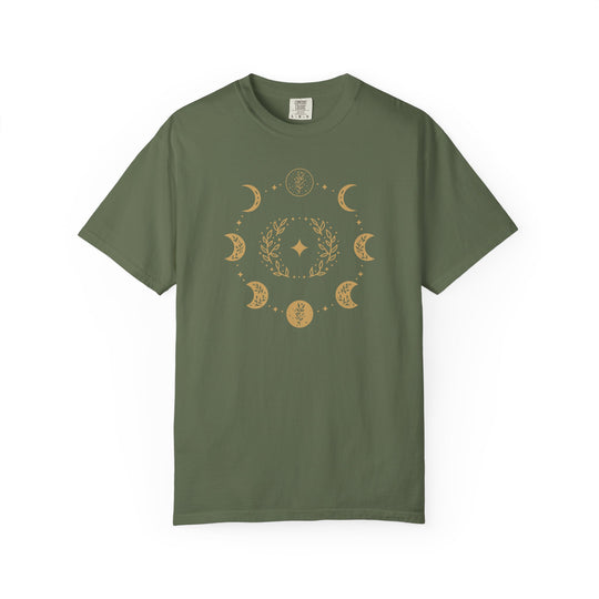 Boho Moon Phases T-Shirt | Celestial Lunar Graphic Tee | Mystic Bohemian Shirt