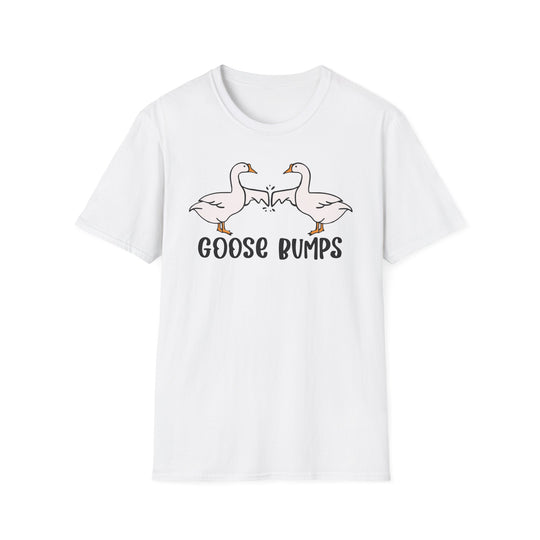 Goose Bumps Tee Shirt | Silly Goose Fist Bump Graphic T-Shirt
