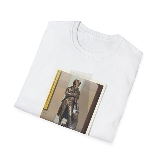 Funny Relax Guy Trump Statue Unisex Softstyle T-Shirt