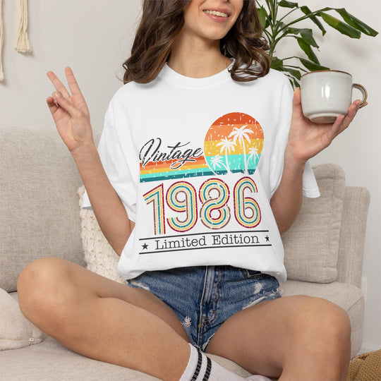 40th Birthday Gift Shirt | Vintage Limited Edition 1986 T-Shirt | Retro Graphic Tee