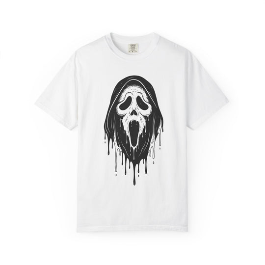 Scream Mask Face T-Shirt | Creepy Ghost Funny Spooky Halloween Season Shirt