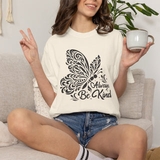 Always Be Kind BOHO Butterfly T-Shirt | Unisex Comfort Colors® Tee