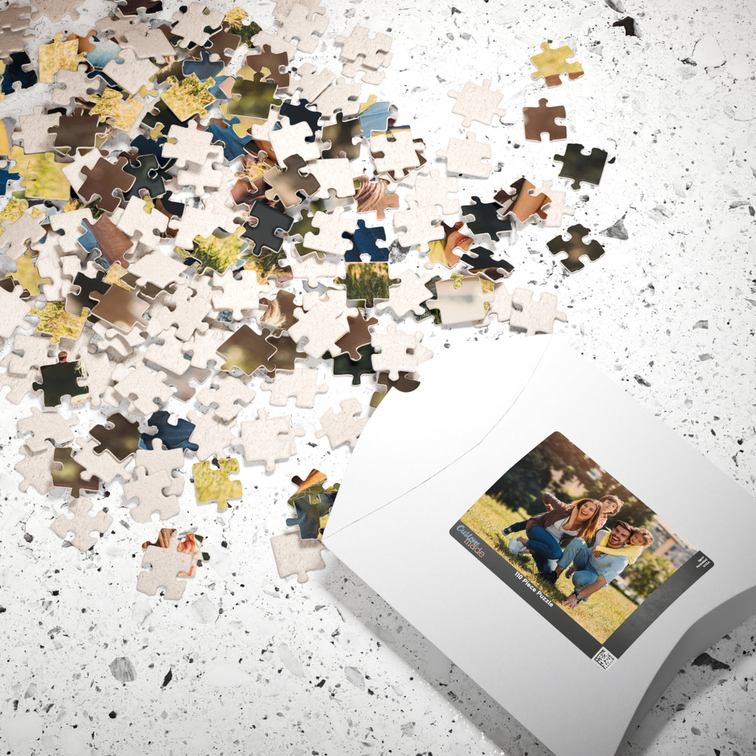 Custom Photo Puzzle — Personalized 110/252/520/1014-Piece Jigsaw Puzzle with Photo of Your Choice