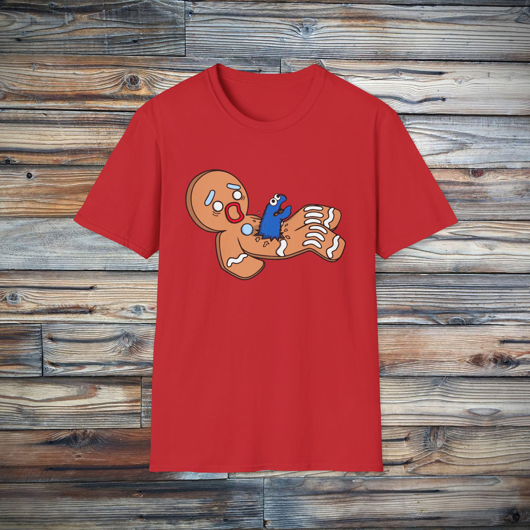 Monster Gingerbread Cookie T-Shirt, Funny Christmas Tee