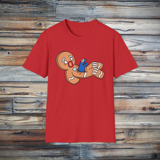Monster Gingerbread Cookie T-Shirt, Funny Christmas Tee