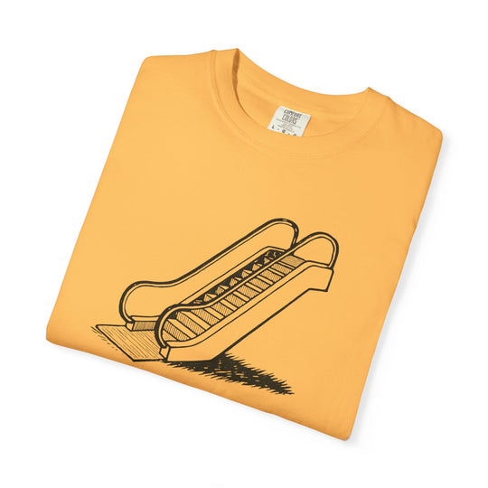 Trump Escalator Joke T-shirt, Political Graphic Tee, Gadsden Flag Mockery Shirt