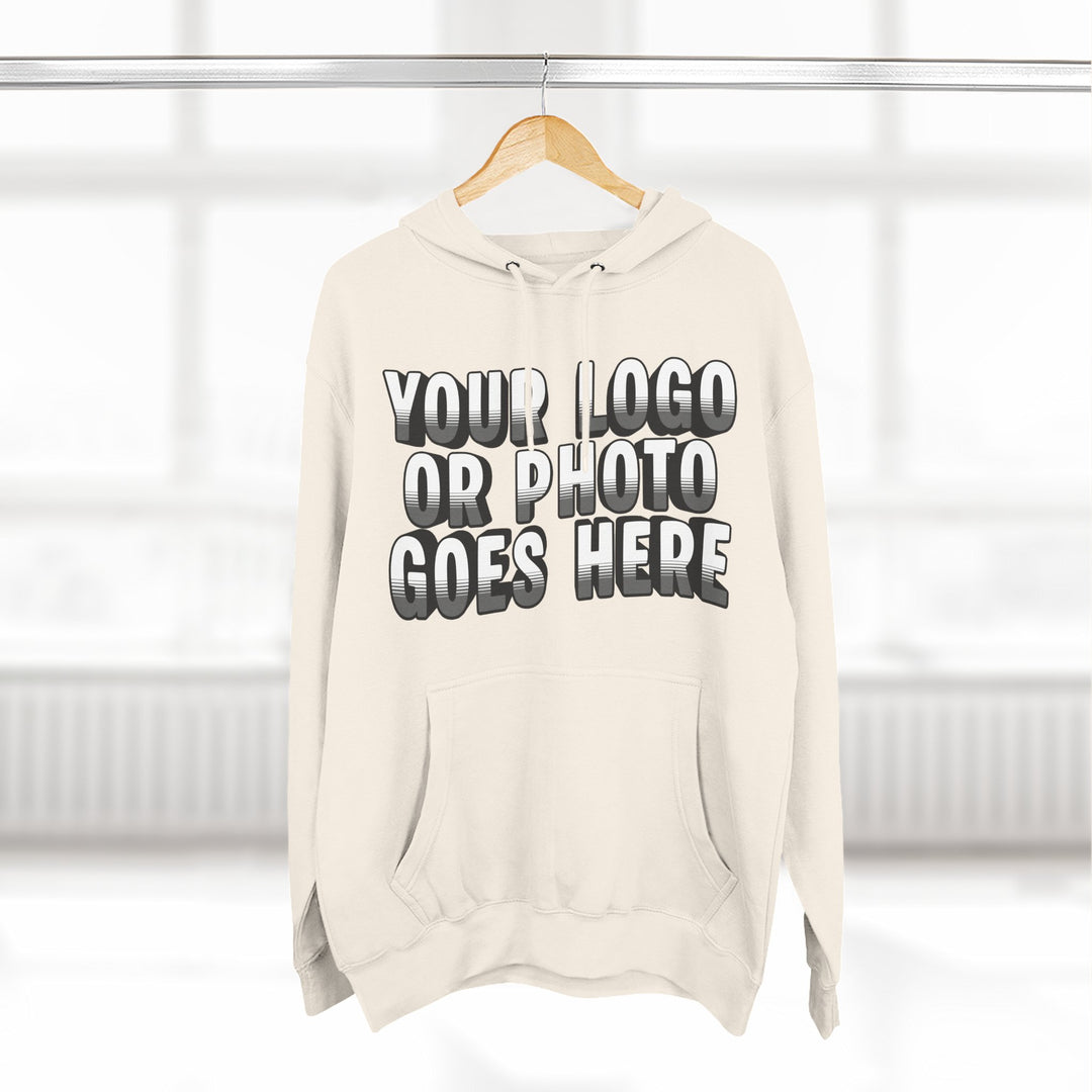 Custom Logo Sweatshirt | Personalized Business Logo Hoodie with Front &amp; Back Printing