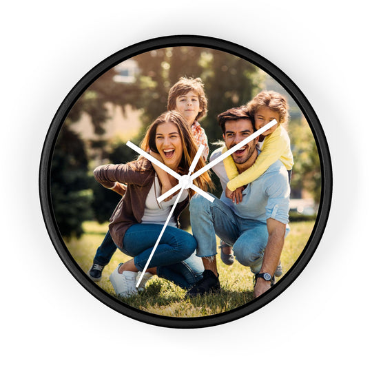 Personalized Photo Family Portrait Wall Clock