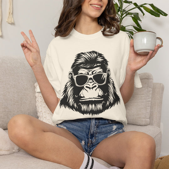 Cool Bigfoot with Sunglasses T-Shirt | Funny Sasquatch Graphic Tee