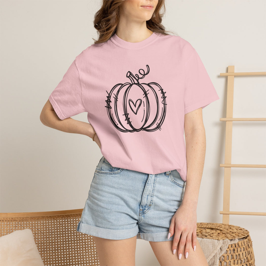 Fall Shirts for Women | Halloween Pumpkin Graphic Tee | Cute Autumn Thanksgiving T-Shirt