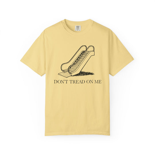 Trump Escalator Joke T-shirt, Political Graphic Tee, Gadsden Flag Mockery Shirt