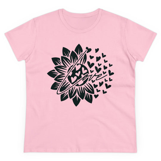 Sunflower Love Design Women's Cotton Tee