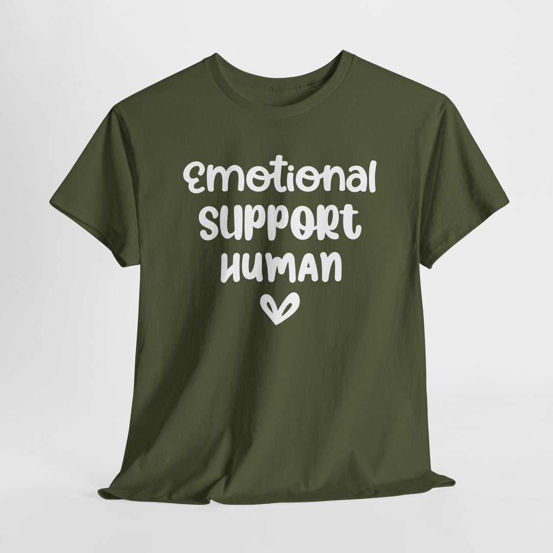 Emotional Support Human Funny T-Shirt