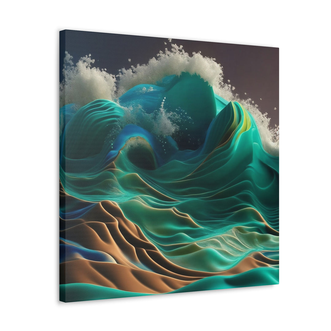 3D Ocean Abstract Wall Print (v1)