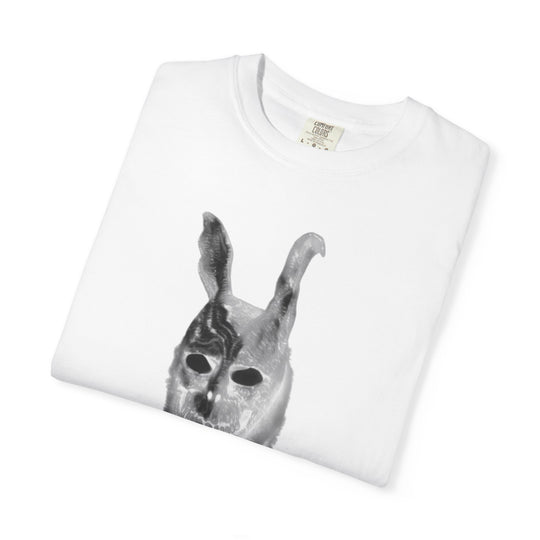 Mad World Donnie Darko Inspired Distorted Rabbit Skull T-Shirt | Dark Surreal Bunny Graphic