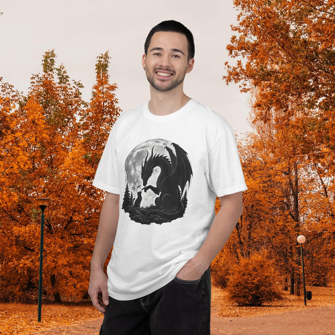 Boop T-Shirt | Dragon Booping a Kitten Funny Spooky Halloween Shirt