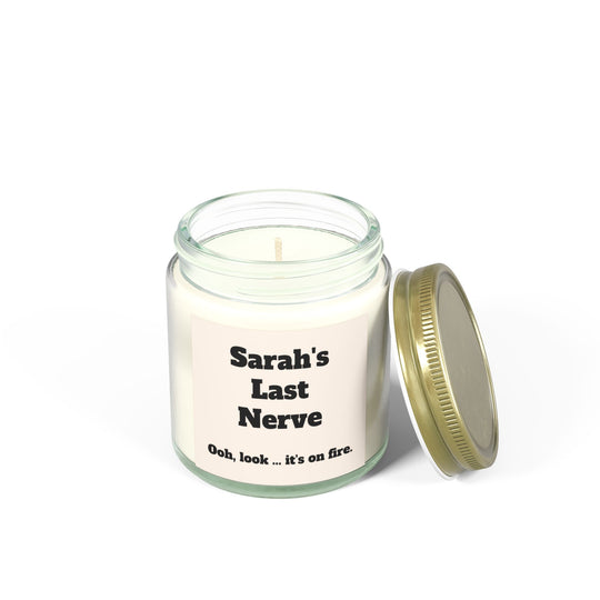 Custom "Last Nerve" Candle - Personalized Funny Candle Gift