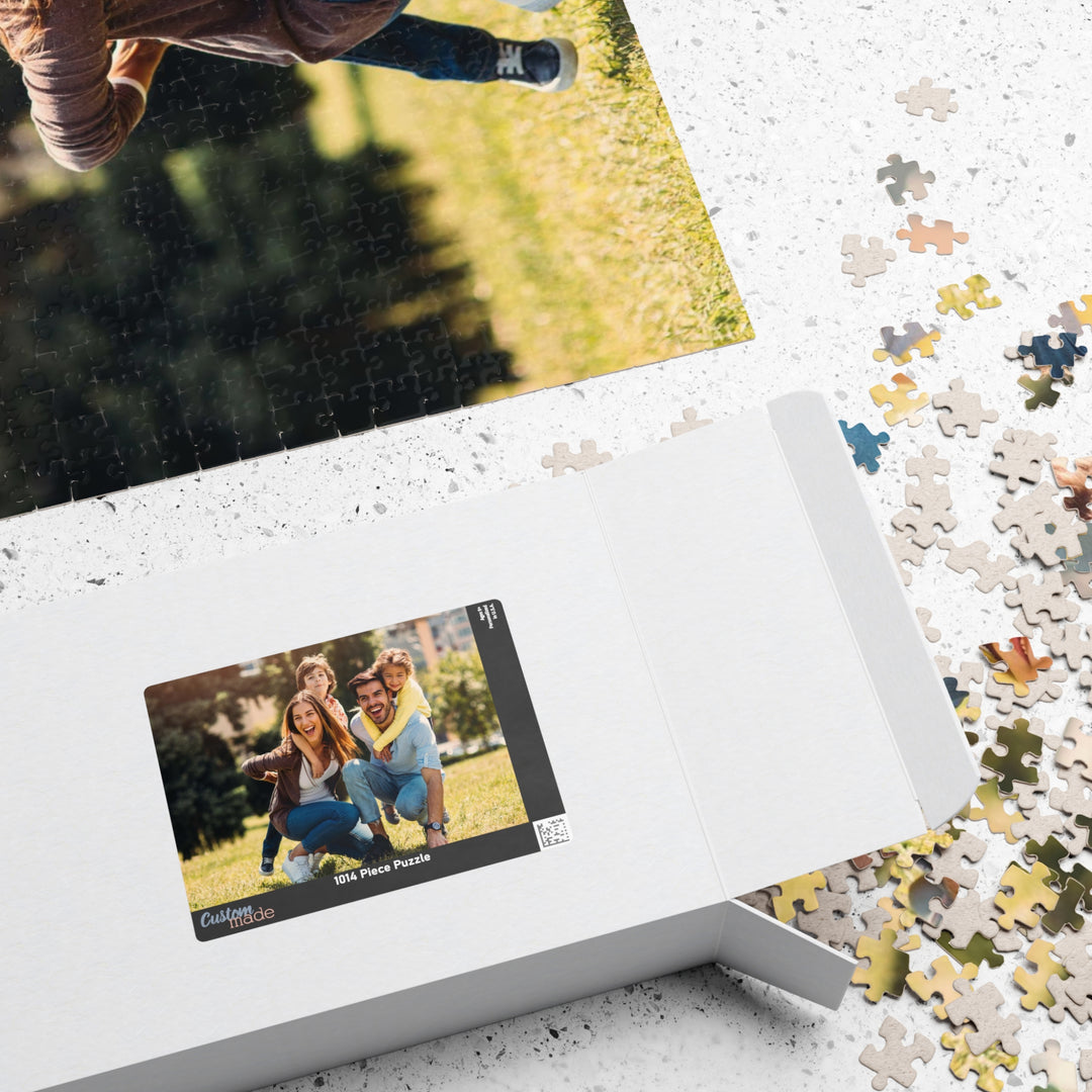 Custom Photo Puzzle — Personalized 110/252/520/1014-Piece Jigsaw Puzzle with Photo of Your Choice