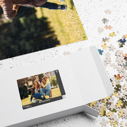 Custom Photo Puzzle — Personalized 110/252/520/1014-Piece Jigsaw Puzzle with Photo of Your Choice