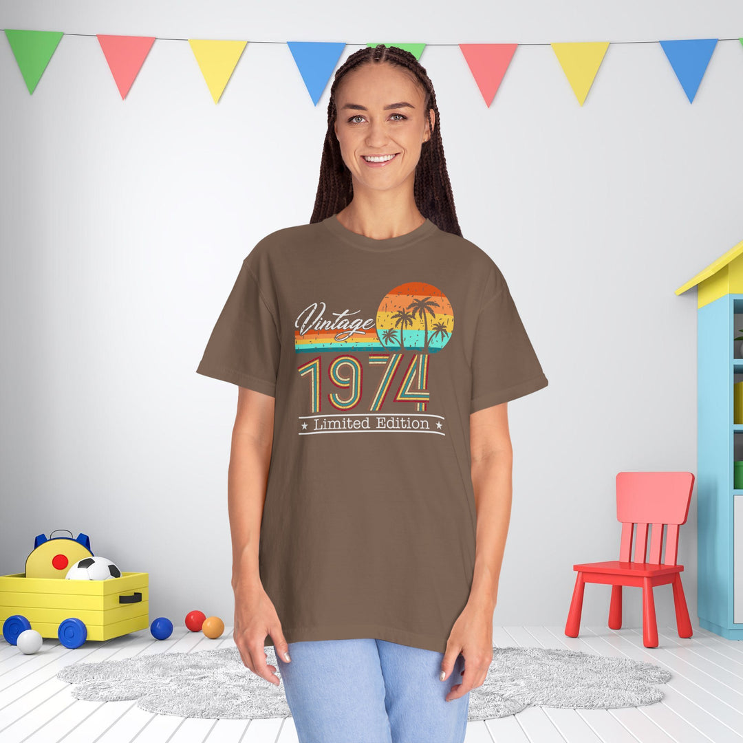 Vintage 1974 T-Shirt, Retro Classic Tee Shirt, 50th Birthday Gift