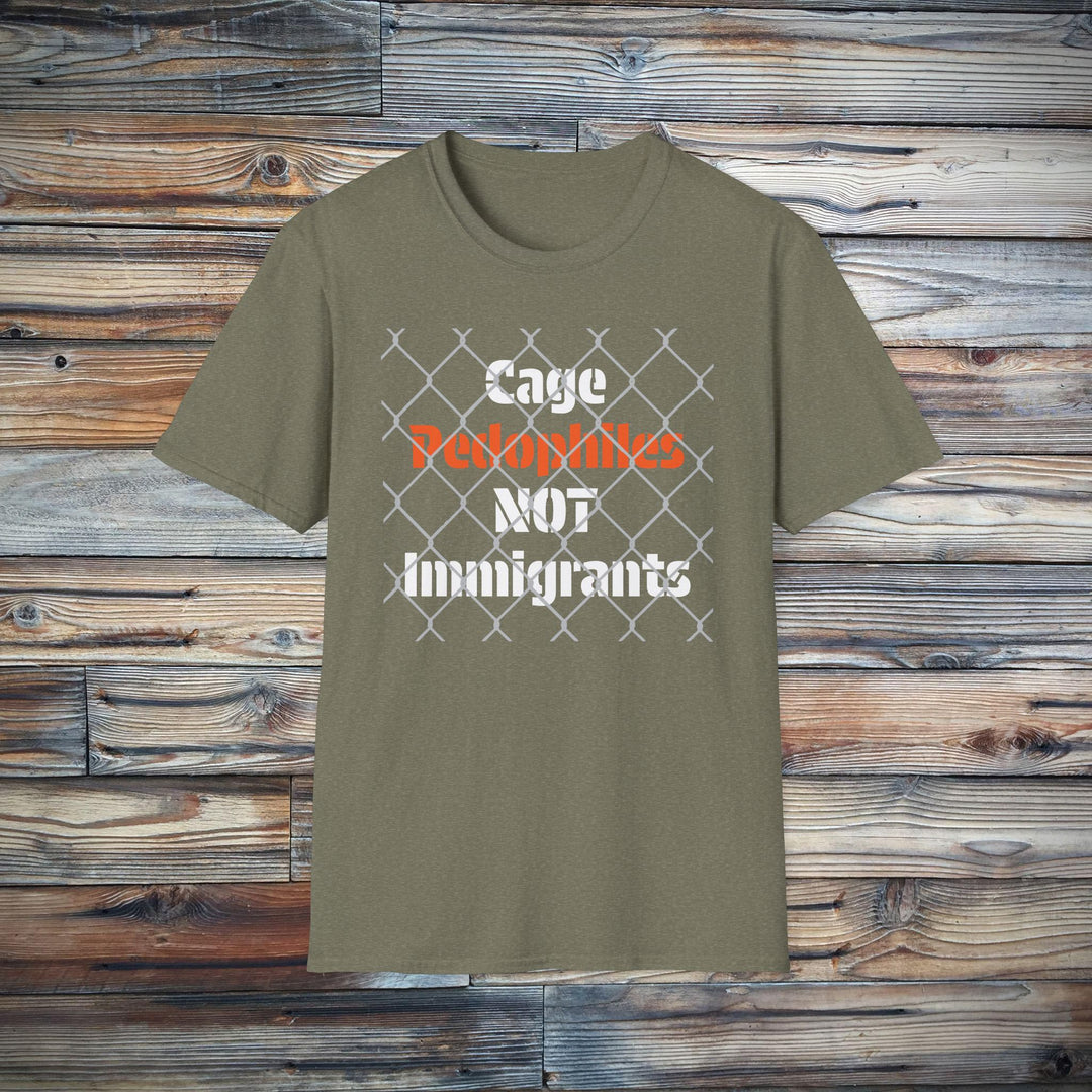 Cage Pedophiles Not Immigrants T-Shirt
