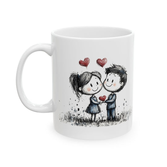 Lovers' Delight Personalized Valentine's Day Mug