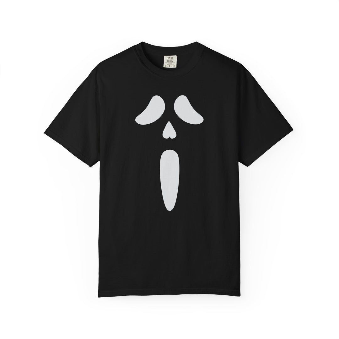Scream Mask Face T-Shirt | Creepy Ghost Funny Spooky Halloween Season Shirt