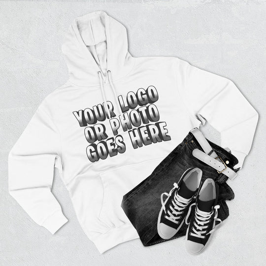 Custom Logo Sweatshirt | Personalized Business Logo Hoodie with Front &amp; Back Printing