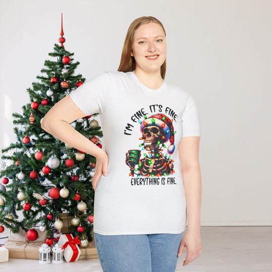 Everything's Fine Christmas Tee - Funny Holiday T-Shirt