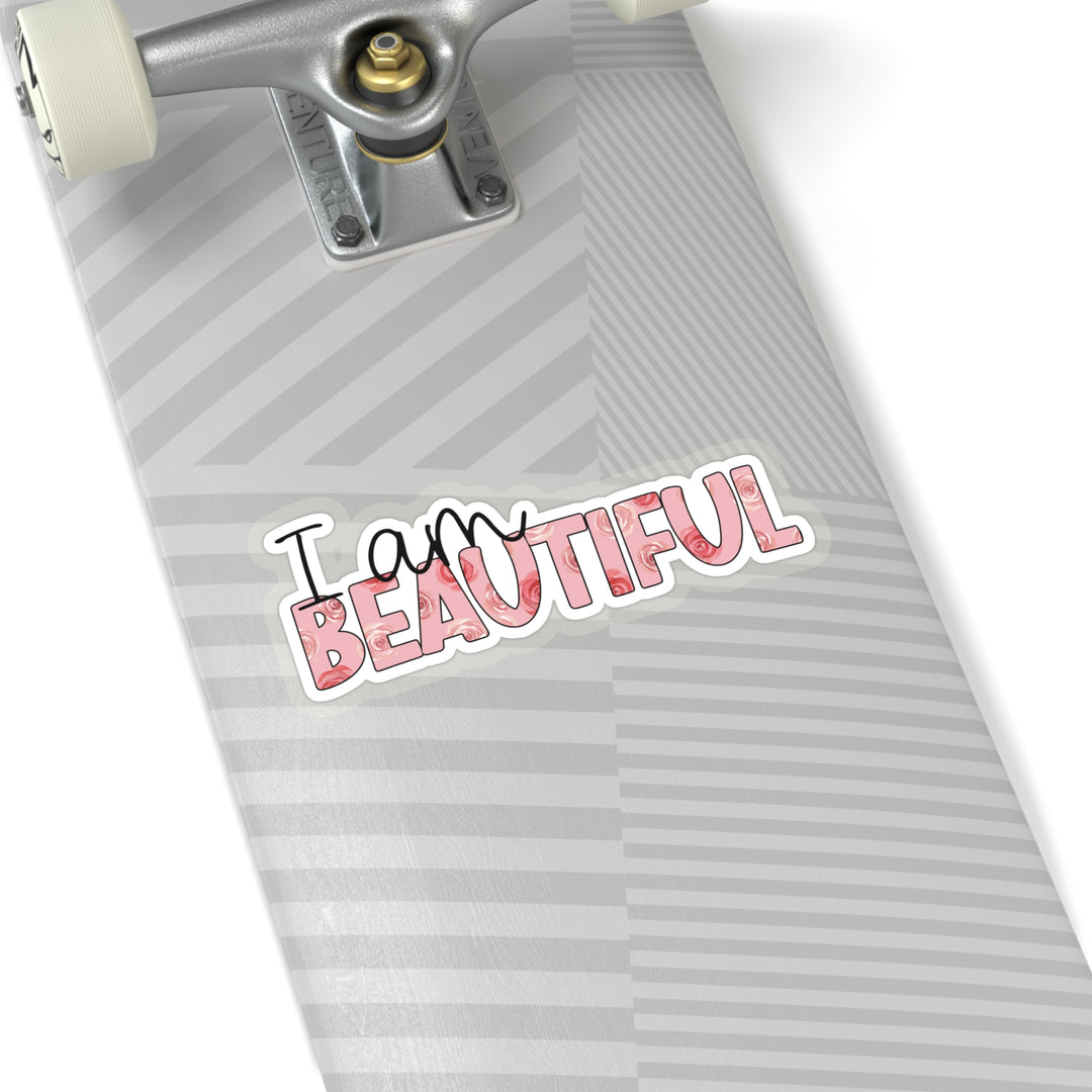 Motivational Stickers - I am beautiful. Pack of 10