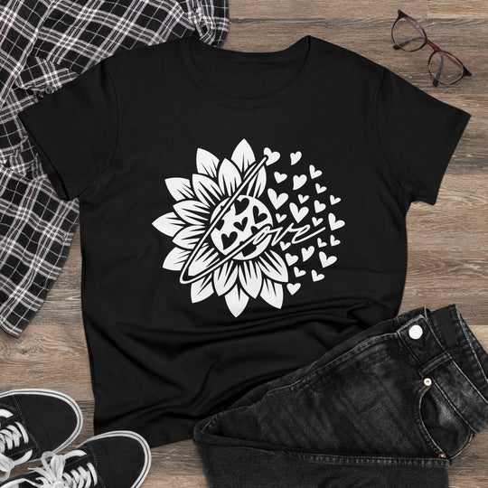 Sunflower Love Design Women's Cotton Tee