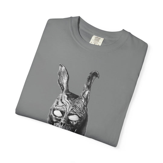 Mad World Donnie Darko Inspired Distorted Rabbit Skull T-Shirt | Dark Surreal Bunny Graphic
