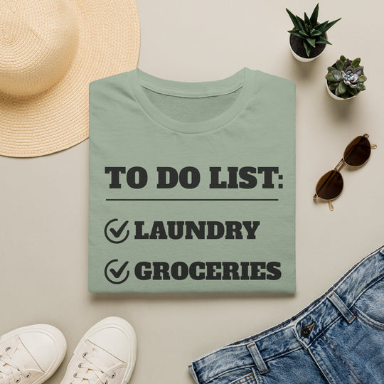 To Do List: Your Mom T-Shirt | Funny Text Tee