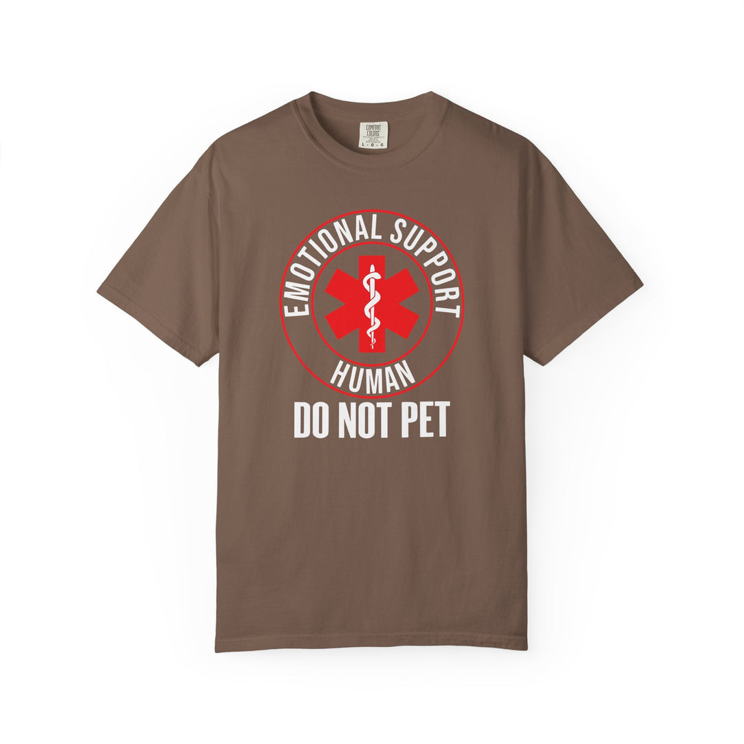 Emotional Support Human T-Shirt | Funny "Do Not Pet the Human" Shirt | Service Animal Humor