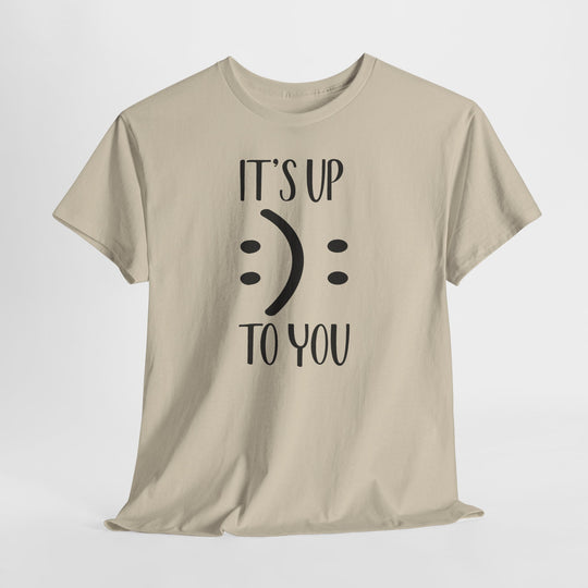 Trendy Smiley Face T-Shirt - "Happy or Sad? It&
