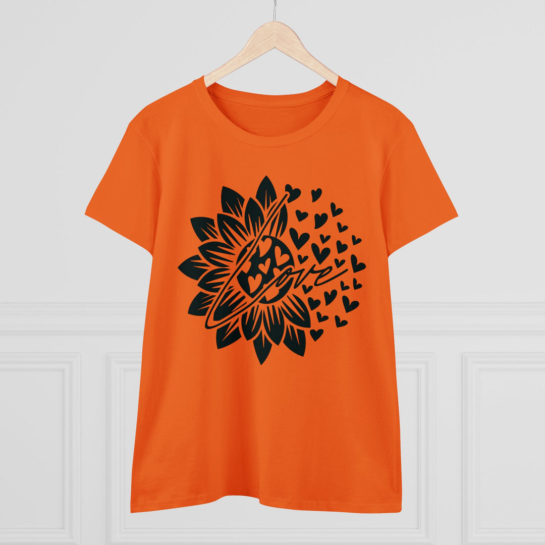 Sunflower Love Design Women's Cotton Tee