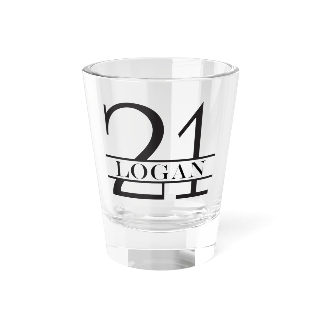 Personalized 21st Birthday Shot Glass