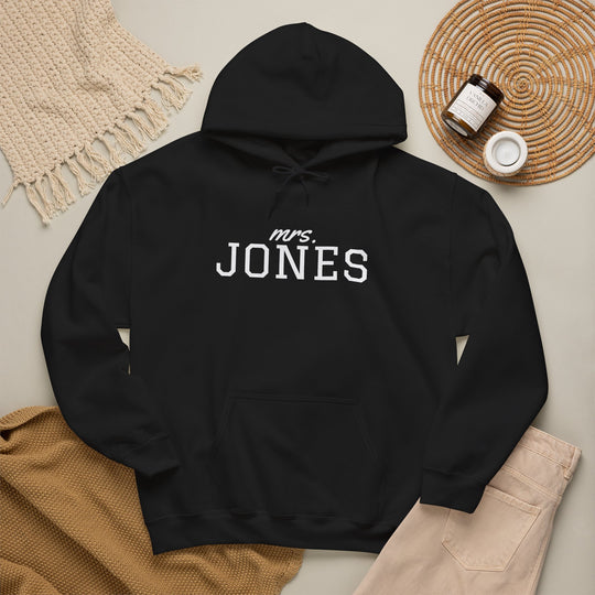 Wedding Hoodie | Personalized Name Script &amp; Text for Bride and Bridesmaids