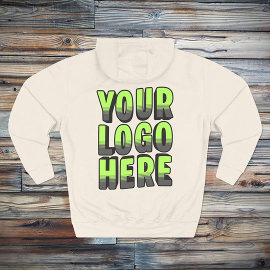 Custom Logo Sweatshirt | Personalized Business Logo Hoodie with Front &amp; Back Printing
