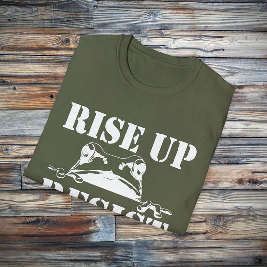 Portland Frog Rise Up and Resist Unisex Tee