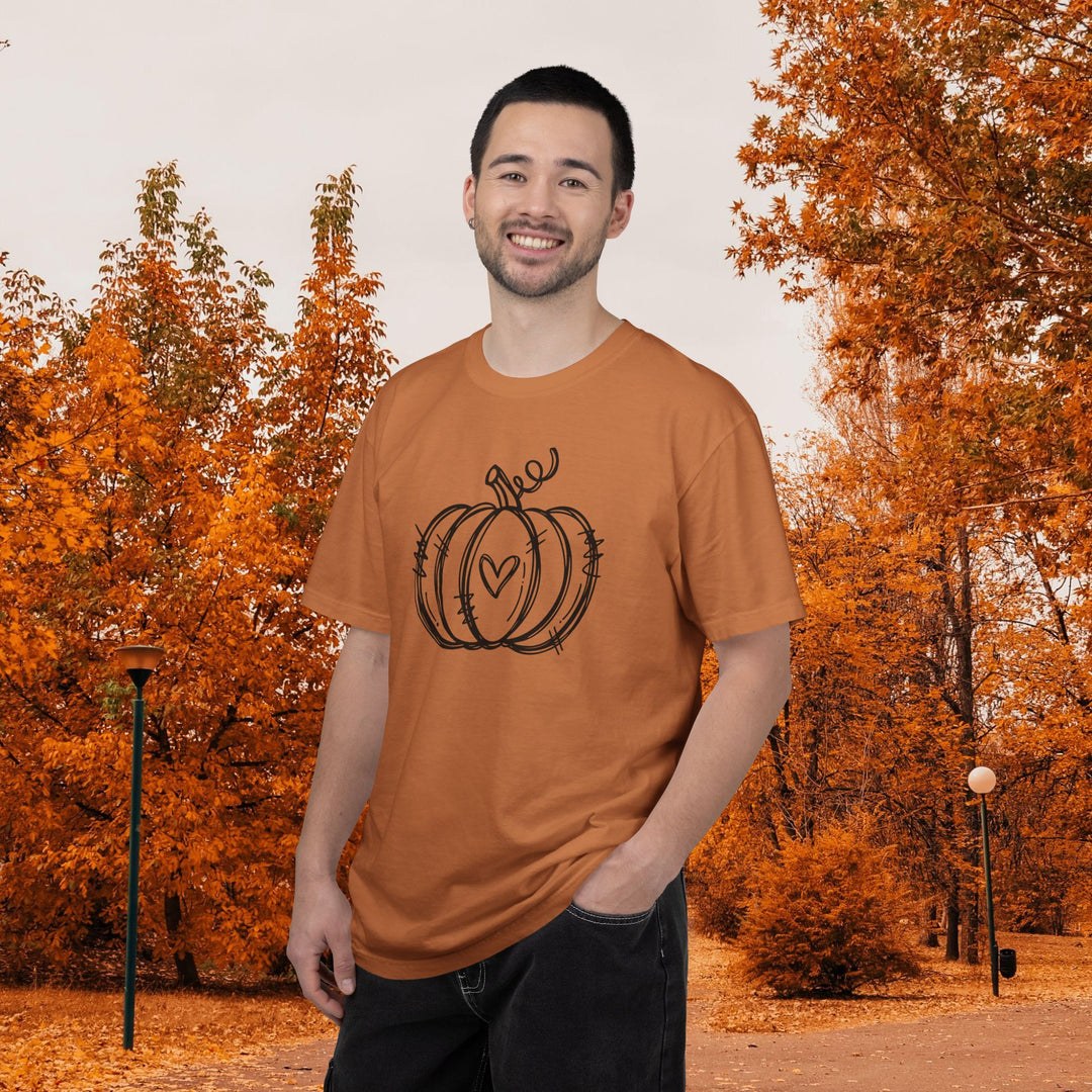 Fall Shirts for Women | Halloween Pumpkin Graphic Tee | Cute Autumn Thanksgiving T-Shirt
